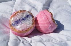 Deluxe Rose Geode Bath Bombs