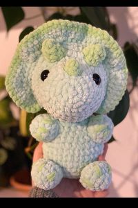 Crochet Triceratops 