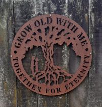 Wall Sign - Grow Old