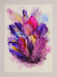 Abstract Flower Art A2F003