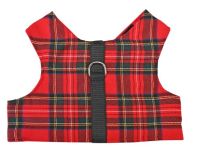 Designer Harness Red Tartan