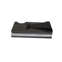 Carbon Fibre RFID Credit Card Wallet 