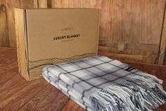 Large Twill Check - Charcoal