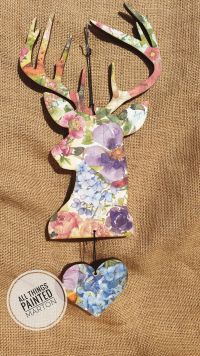 Decoupage deer