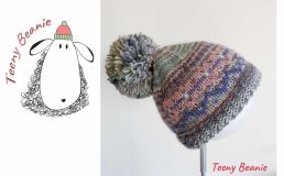 Fair Isle pompom hat