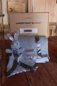 Luxury Baby Giftset in Charcoal