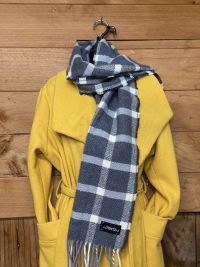 Charcoal Check Scarf