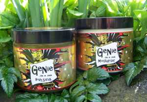 Genie in a Jar Body Scrub and Moisturiser