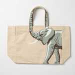 Elephant Tote Bag