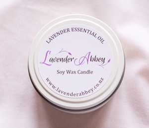 Lavender soy wax candle
