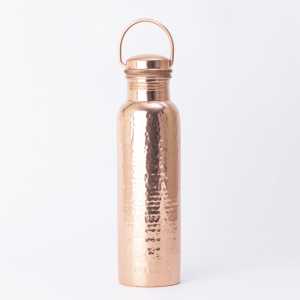 Copper Hammered Drink Bottle